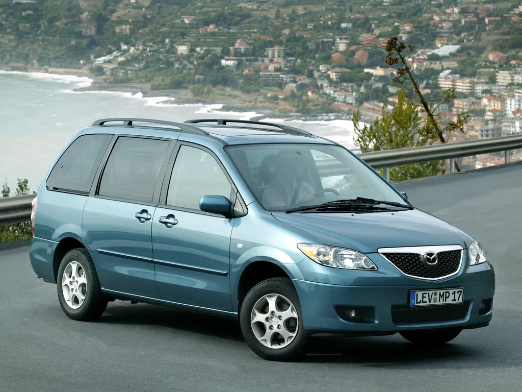 Mazda MPV 2-й рестайлинг 2003, минивэн, 2 поколение, LW (10.2003 - 07.2005)