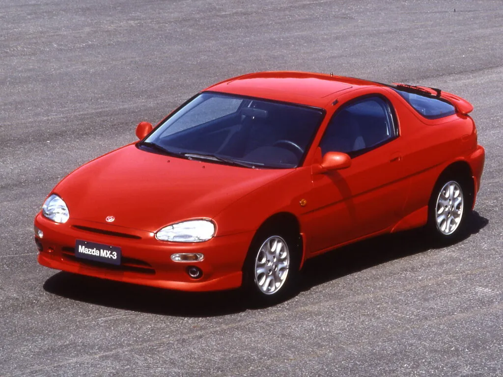 Mazda MX-3 рестайлинг 1994, хэтчбек 3 дв., 1 поколение, EC (01.1994 - 09.1998)