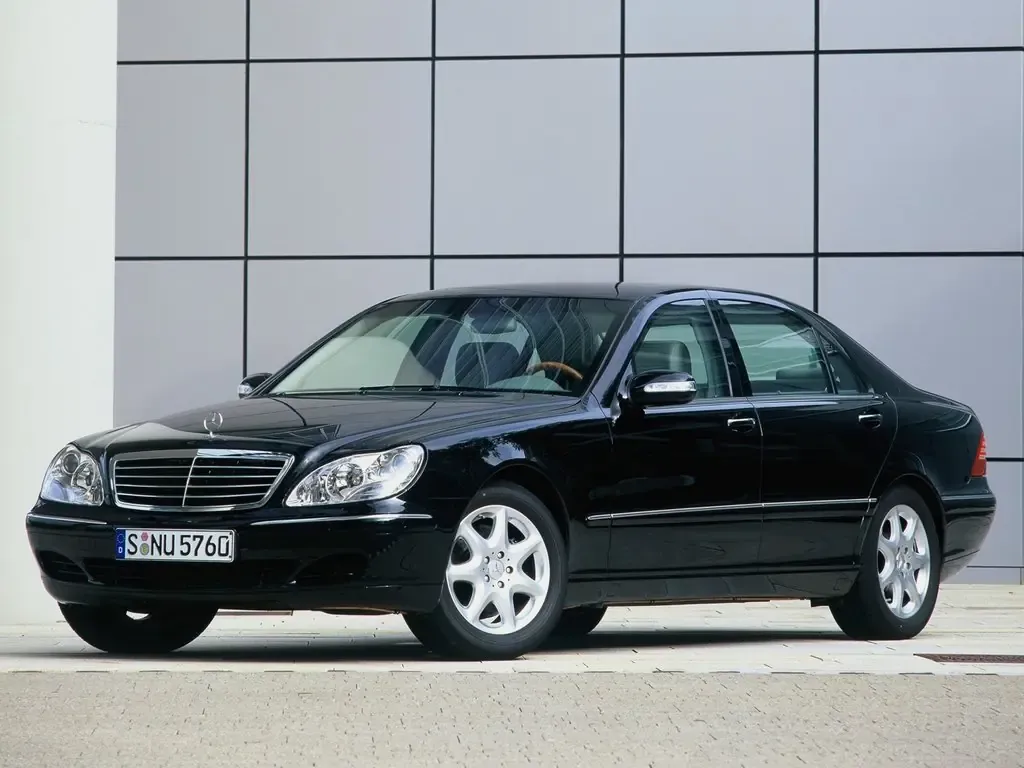 Mercedes-Benz S-Class рестайлинг 2002, седан, 4 поколение, W220 (09.2002 - 08.2005)