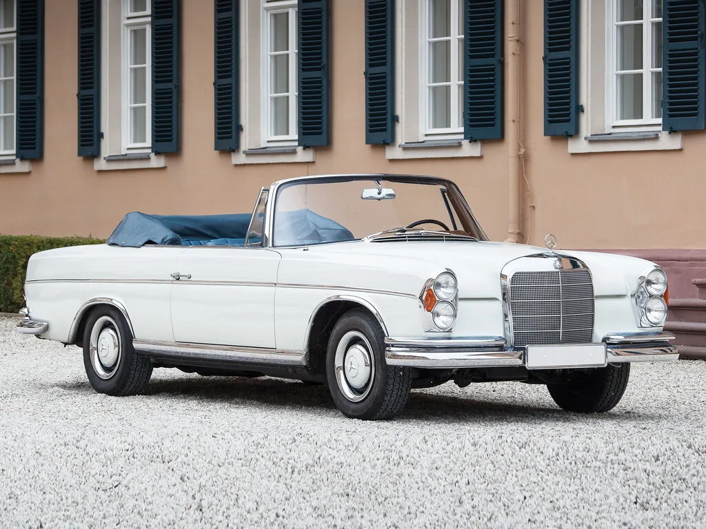 Mercedes-Benz W111 1961, открытый кузов, 1 поколение (02.1961 - 05.1971)