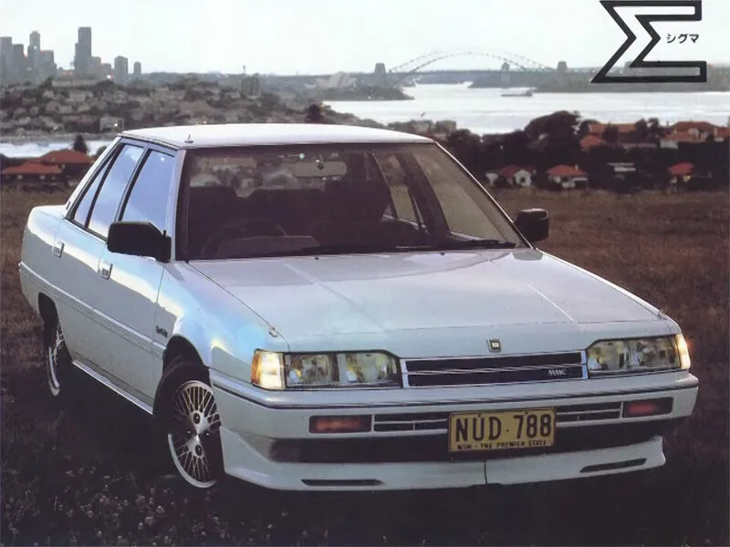 Mitsubishi Galant рестайлинг 1986, седан, 5 поколение (02.1986 - 01.1988)