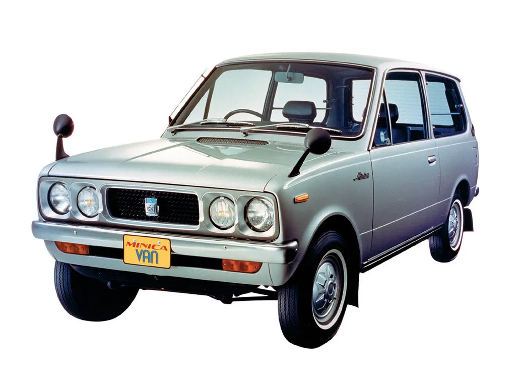 Mitsubishi Minica рестайлинг 1973, хэтчбек 3 дв., 2 поколение (10.1973 - 04.1976)
