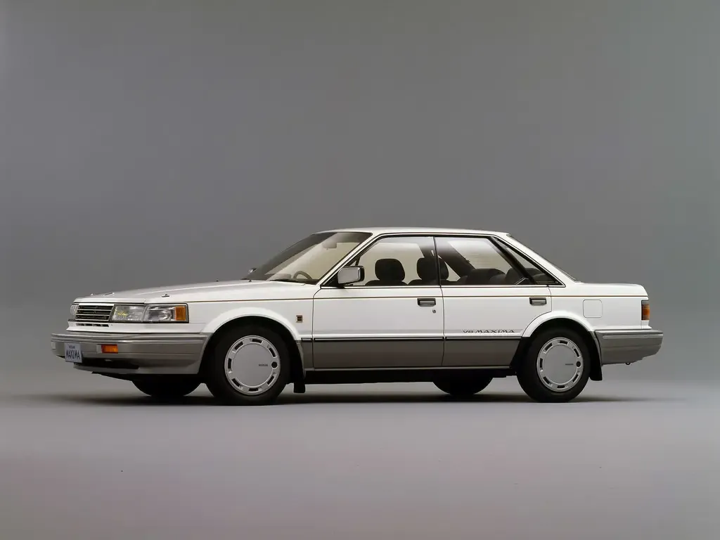 Nissan Bluebird Maxima рестайлинг 1986, седан, 2 поколение, PU11 (01.1986 - 09.1988)