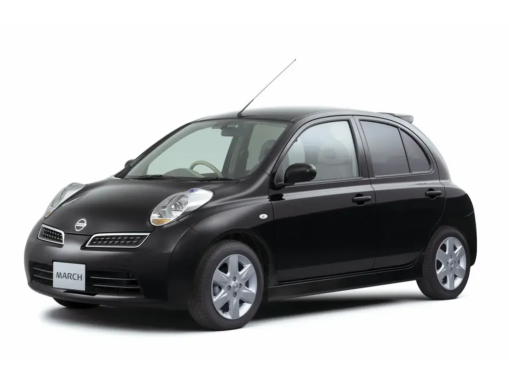 Nissan March 2-й рестайлинг 2007, хэтчбек 5 дв., 3 поколение, K12 (06.2007 - 06.2010)