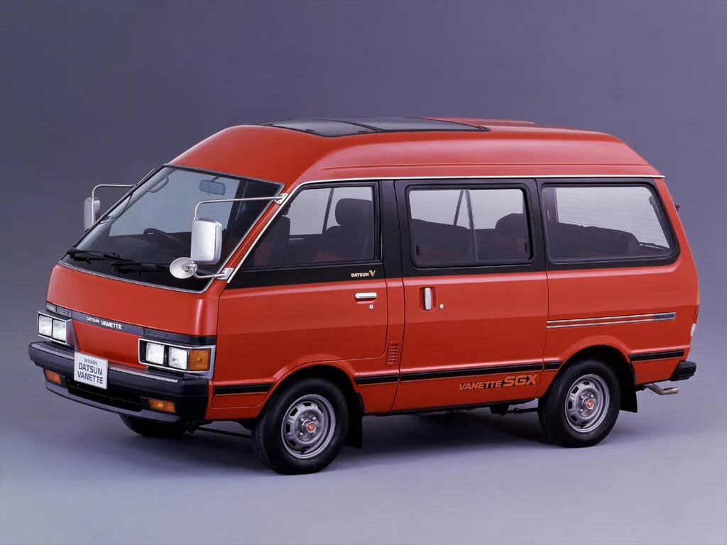 Nissan Vanette рестайлинг 1982, минивэн, 1 поколение, C120 (10.1982 - 08.1985)