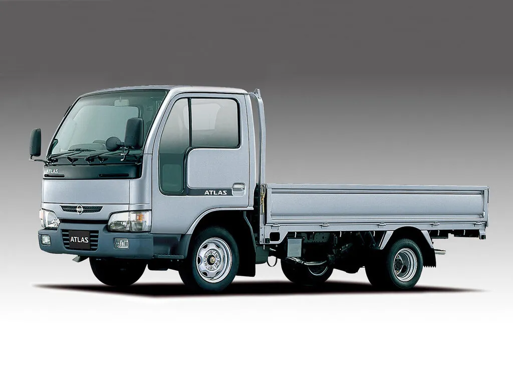 Nissan Atlas рестайлинг 1999, бортовой грузовик, 2 поколение, F23 (06.1999 - 05.2007)