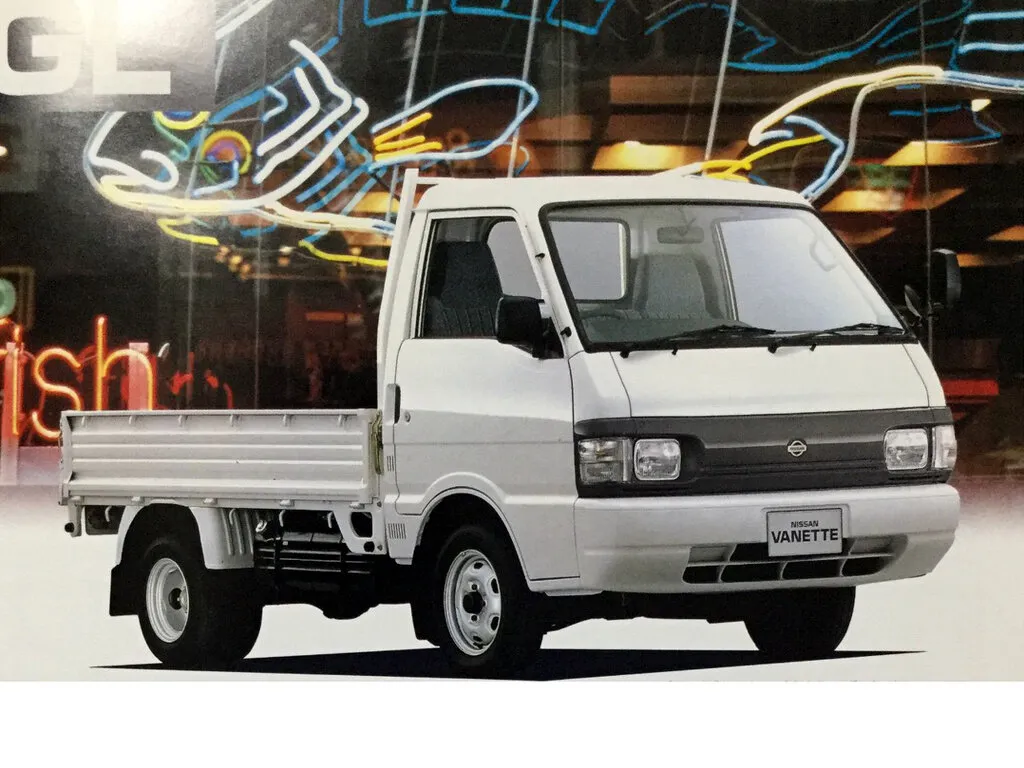 Nissan Vanette Truck рестайлинг 1996, бортовой грузовик, 3 поколение, S20 (10.1996 - 05.1999)