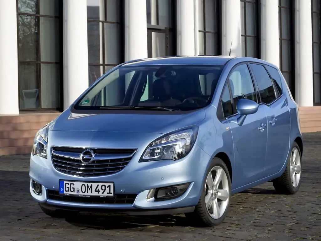 Opel Meriva рестайлинг 2014, минивэн, 2 поколение, B (01.2014 - 06.2017)
