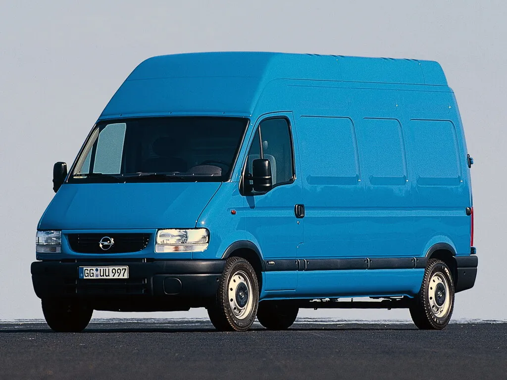 Opel Movano 1998, цельнометаллический фургон, 1 поколение (02.1998 - 06.2003)