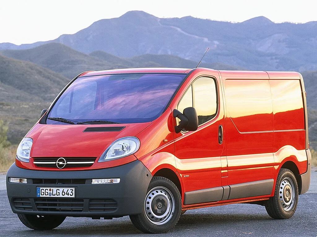 Opel Vivaro 2001, цельнометаллический фургон, 1 поколение, A (09.2001 - 06.2006)