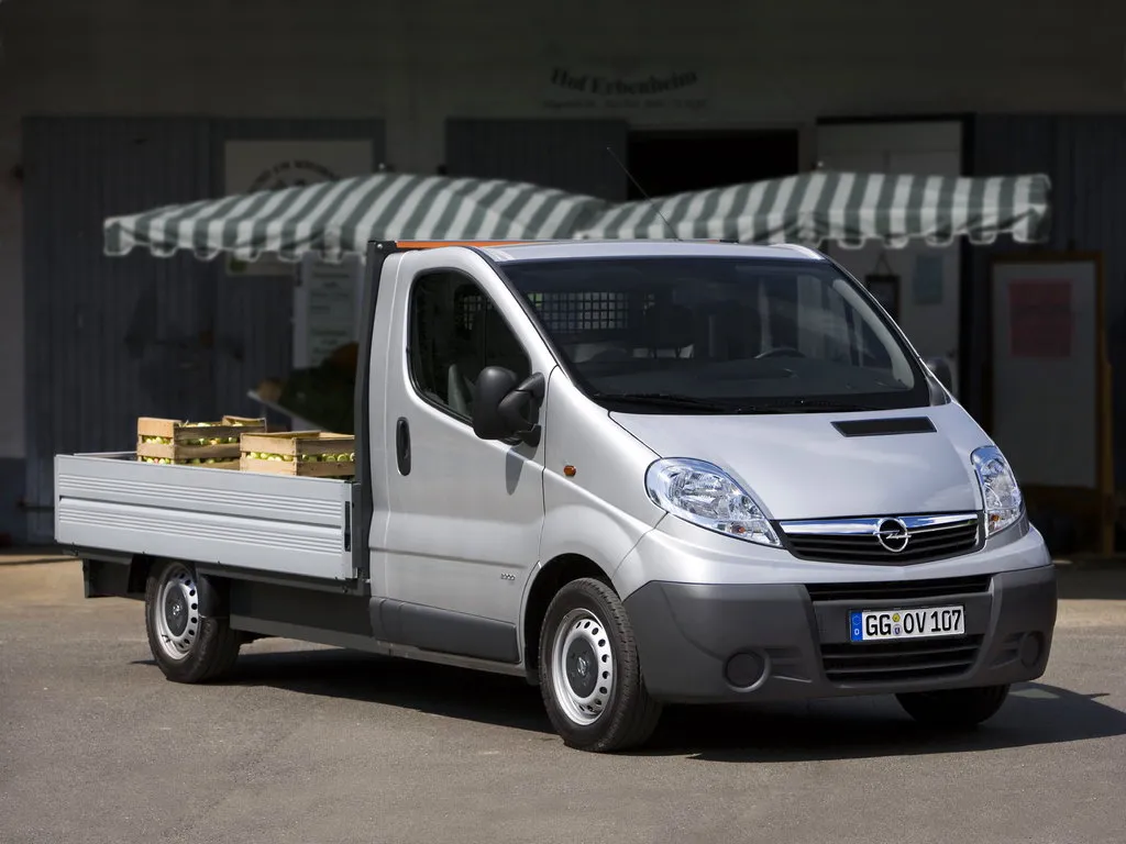 Opel Vivaro рестайлинг 2006, бортовой грузовик, 1 поколение, A (07.2006 - 07.2014)