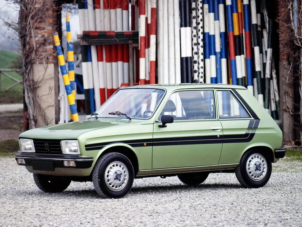Peugeot 104 рестайлинг 1976, хэтчбек 3 дв., 1 поколение (07.1976 - 07.1988)