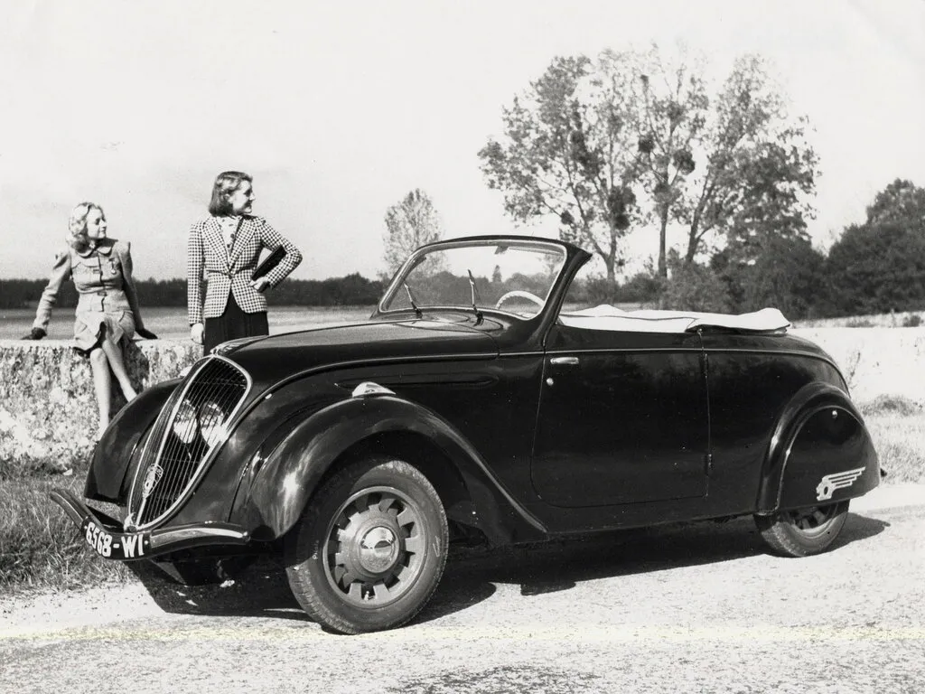 Peugeot 202 1938, открытый кузов, 1 поколение (01.1938 - 07.1949)