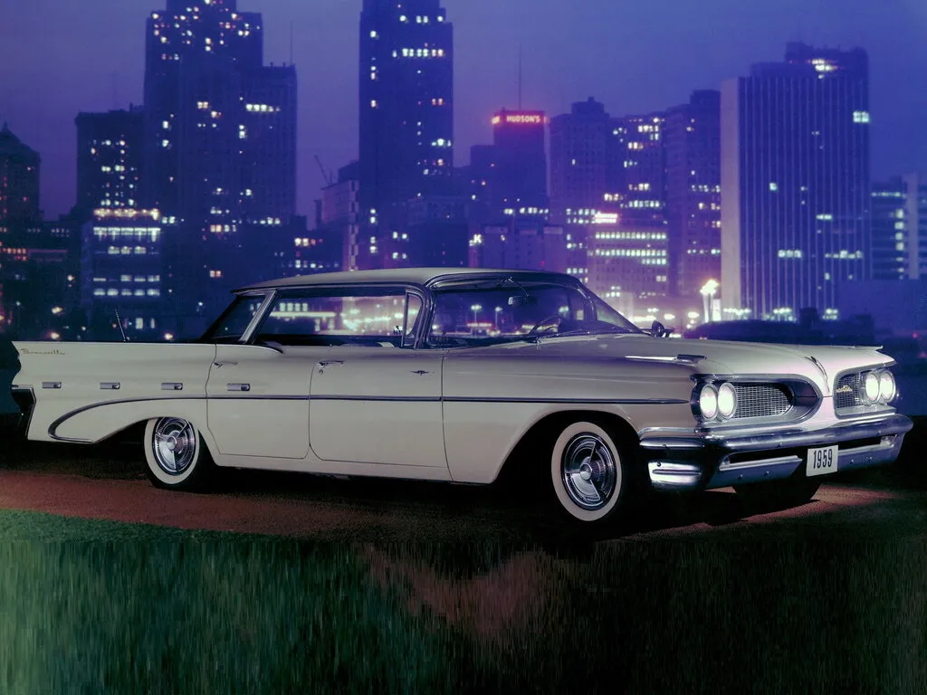 Pontiac Bonneville 1958, седан, 3 поколение (10.1958 - 09.1959)