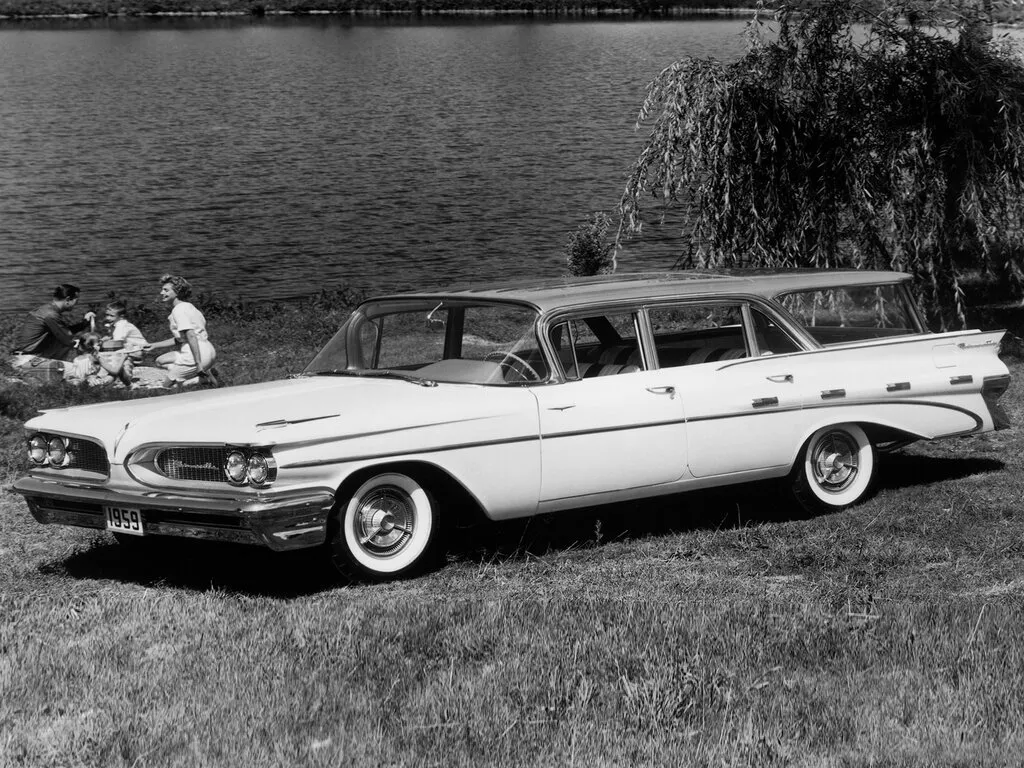 Pontiac Bonneville 1958, универсал, 3 поколение (10.1958 - 09.1959)