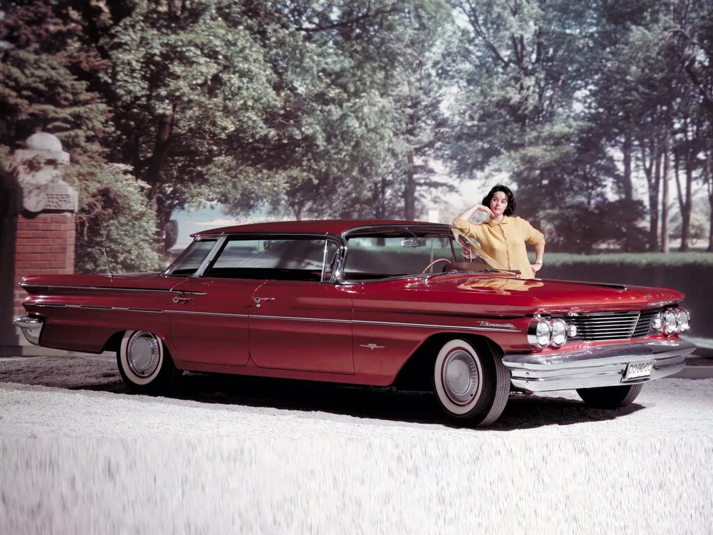 Pontiac Bonneville рестайлинг 1959, седан, 3 поколение (09.1959 - 09.1960)