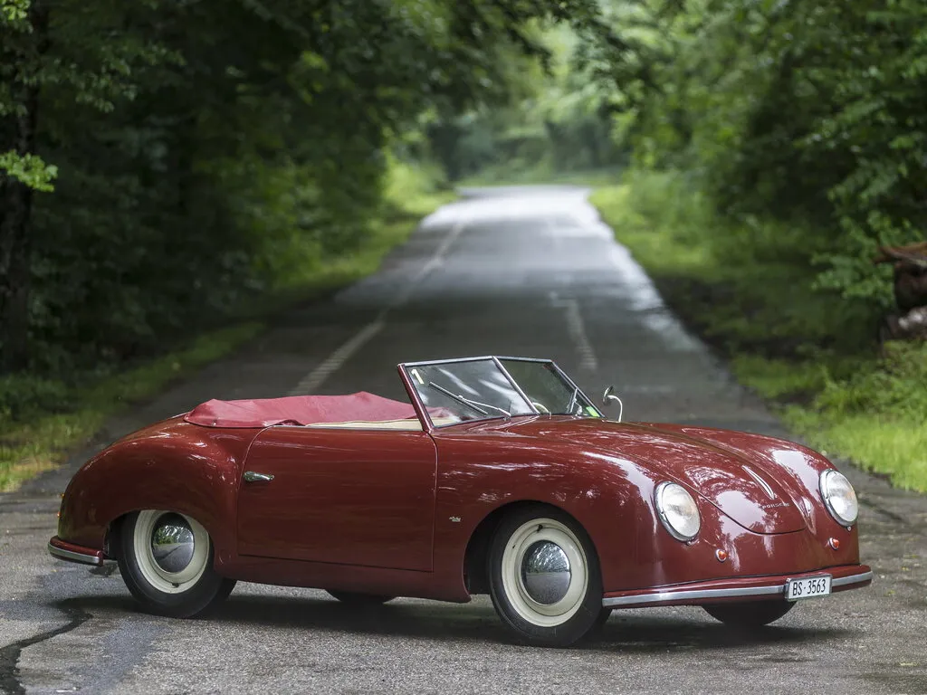 Porsche 356 1948, открытый кузов, 1 поколение, pre-А (06.1948 - 04.1950)