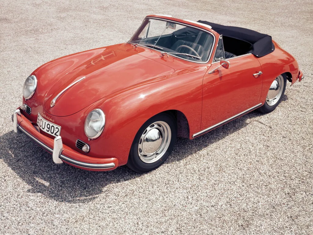 Porsche 356 1955, открытый кузов, 2 поколение, A, T1 (10.1955 - 01.1957)