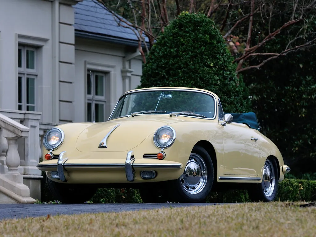 Porsche 356 1963, открытый кузов, 4 поколение, C, T6 (06.1963 - 04.1965)