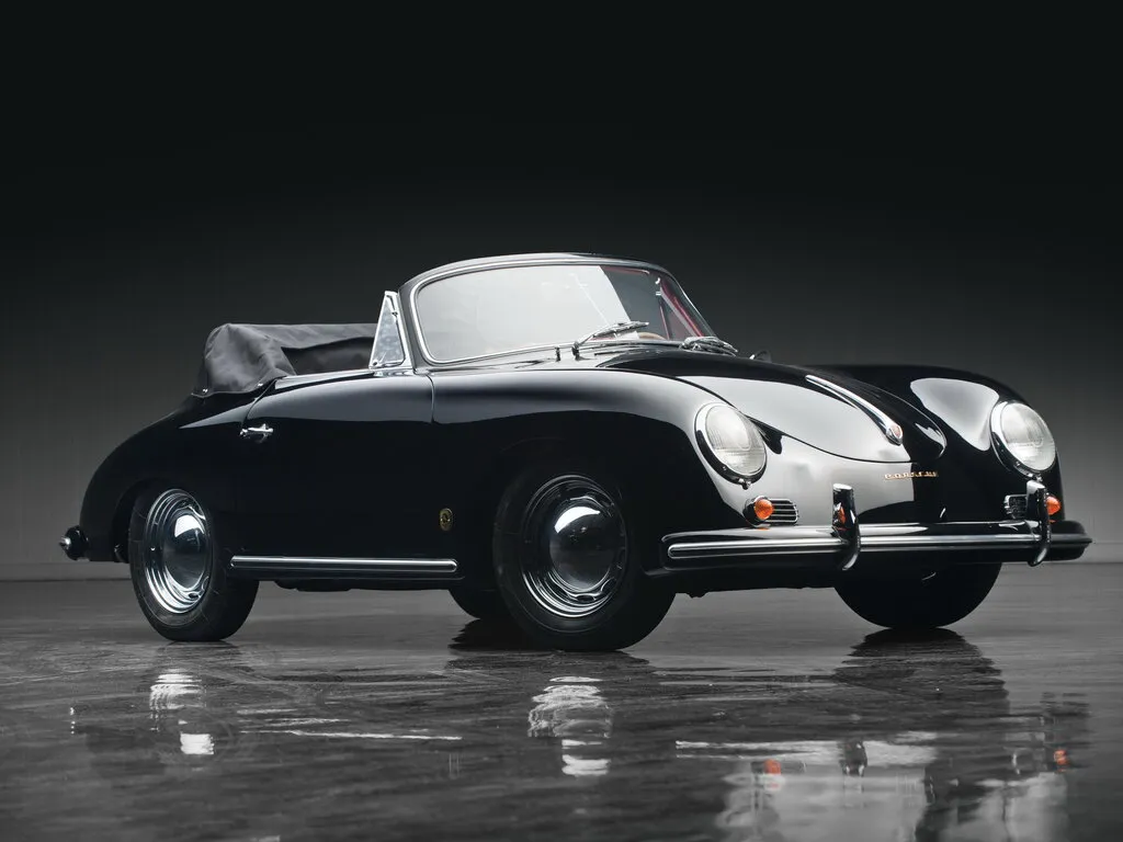 Porsche 356 рестайлинг 1957, открытый кузов, 2 поколение, A, T2 (01.1957 - 10.1959)