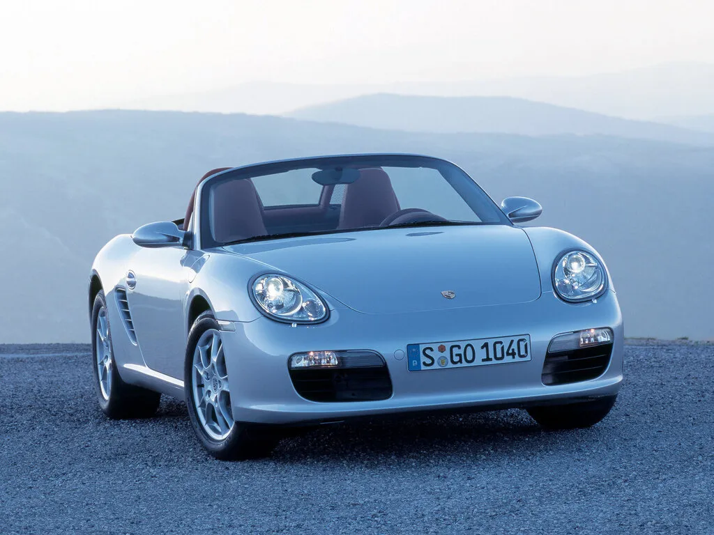 Porsche Boxster 2004, открытый кузов, 2 поколение, 987 (09.2004 - 01.2009)