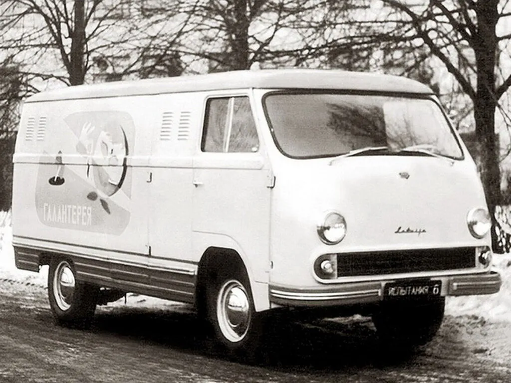 РАФ 977 рестайлинг 1962, цельнометаллический фургон, 1 поколение (05.1962 - 05.1966)