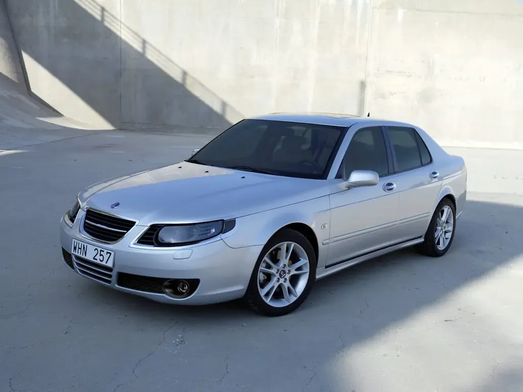 Saab 9-5 2-й рестайлинг 2005, седан, 1 поколение (09.2005 - 12.2009)