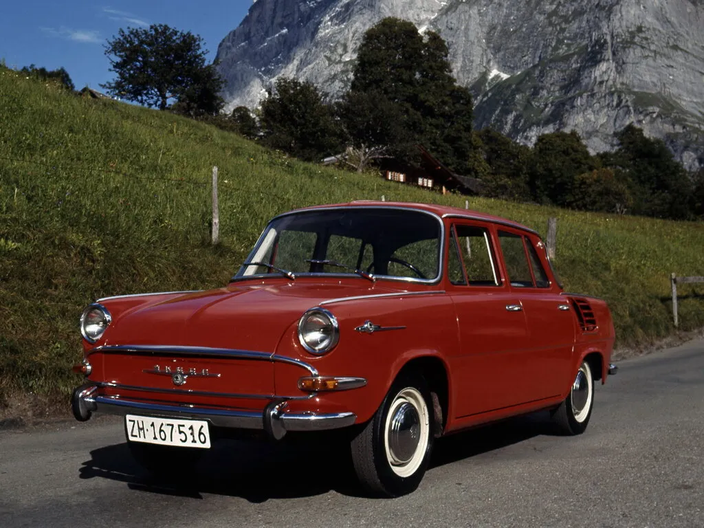 Skoda 1000/1100 MB 1964, седан, 1 поколение, 990 (04.1964 - 12.1965)