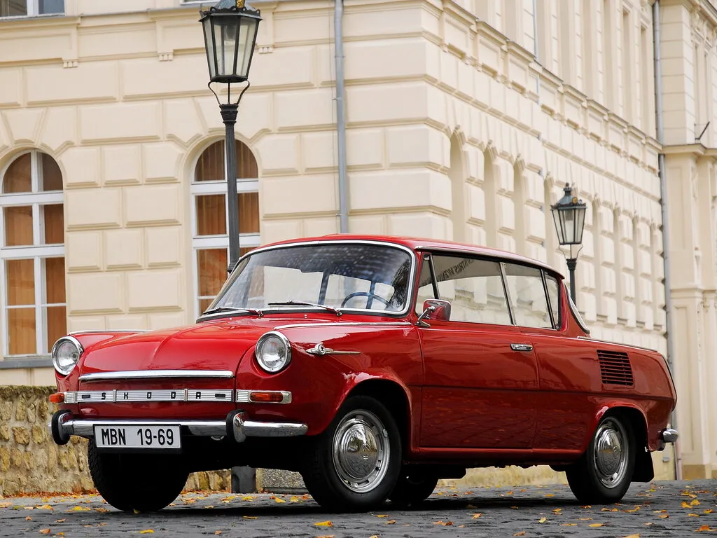Skoda 1000/1100 MB 2-й рестайлинг 1968, купе, 1 поколение, 723 (09.1968 - 08.1969)