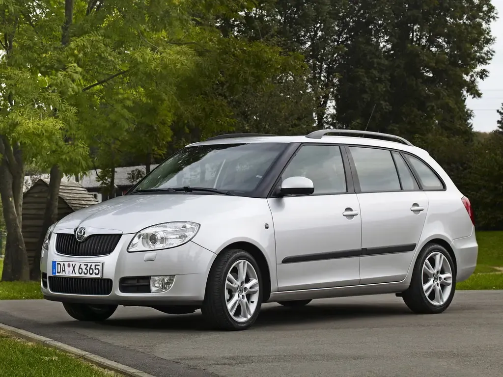 Skoda Fabia 2007, универсал, 2 поколение, 5J (03.2007 - 02.2010)