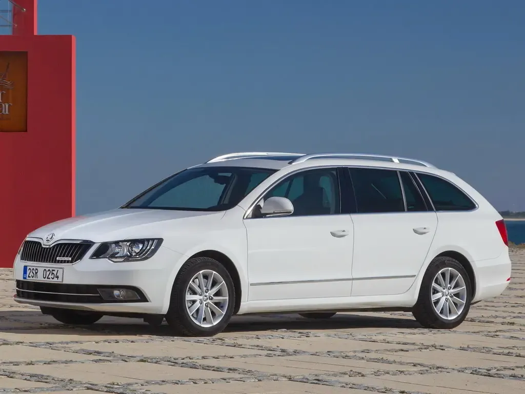 Skoda Superb рестайлинг 2013, универсал, 2 поколение, 3T (06.2013 - 05.2015)