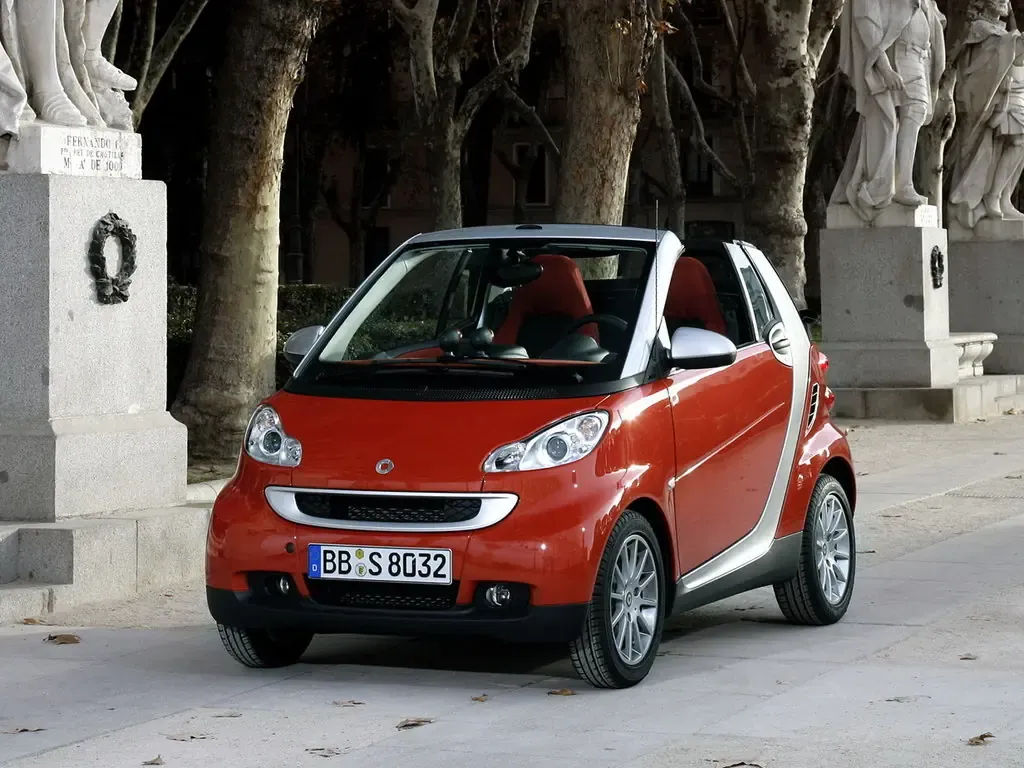 Smart Fortwo 2006, открытый кузов, 2 поколение, W451 (11.2006 - 08.2010)