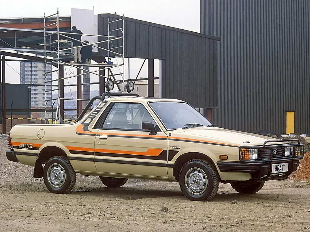 Subaru Brat рестайлинг 1981, пикап, 1 поколение (03.1981 - 11.1993)
