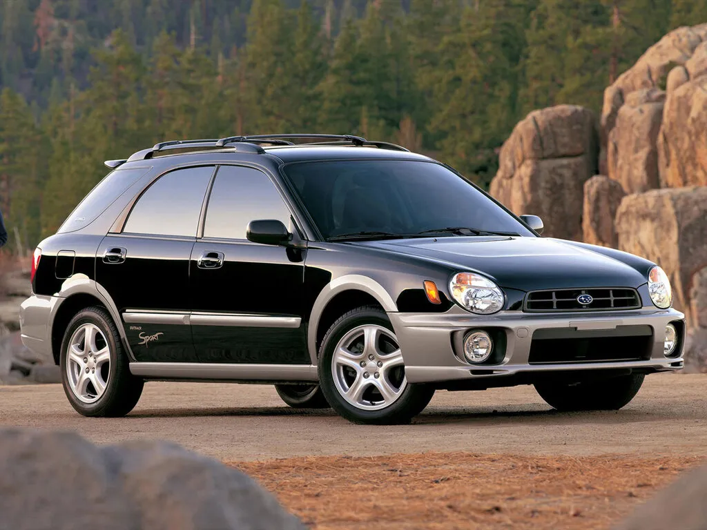 Subaru Impreza 2001, универсал, 2 поколение, GG (06.2001 - 06.2003)