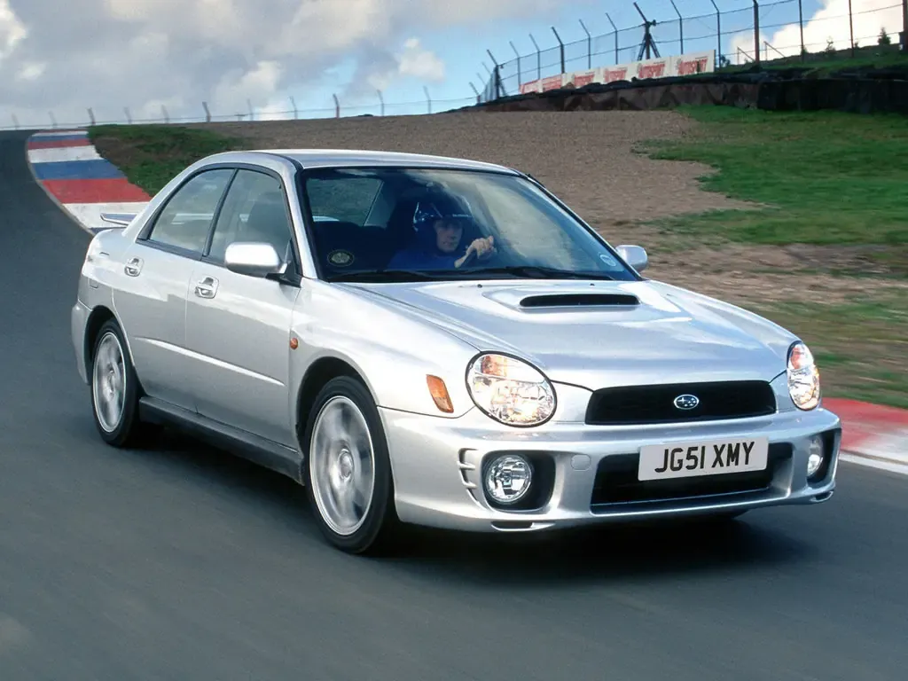 Subaru Impreza WRX 2000, седан, 2 поколение, GD/G11 (10.2000 - 10.2002)