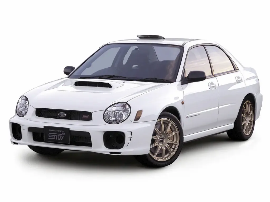Subaru Impreza WRX STI 2000, седан, 2 поколение, GD/G11 (10.2000 - 10.2002)