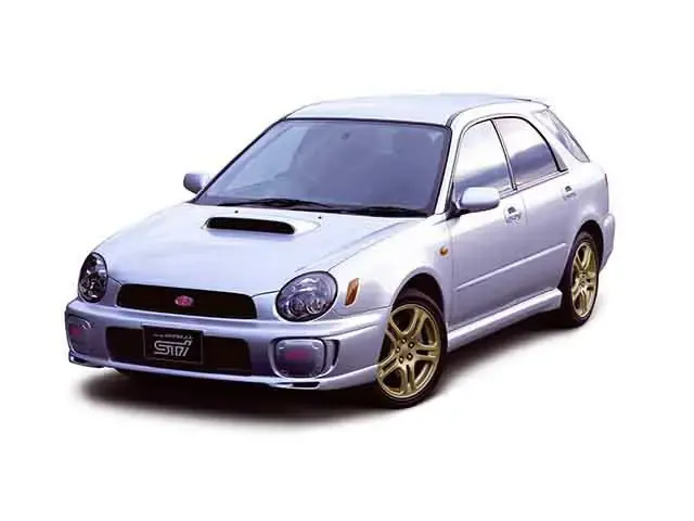 Subaru Impreza WRX STI 2000, универсал, 2 поколение, GG/G11 (10.2000 - 10.2002)