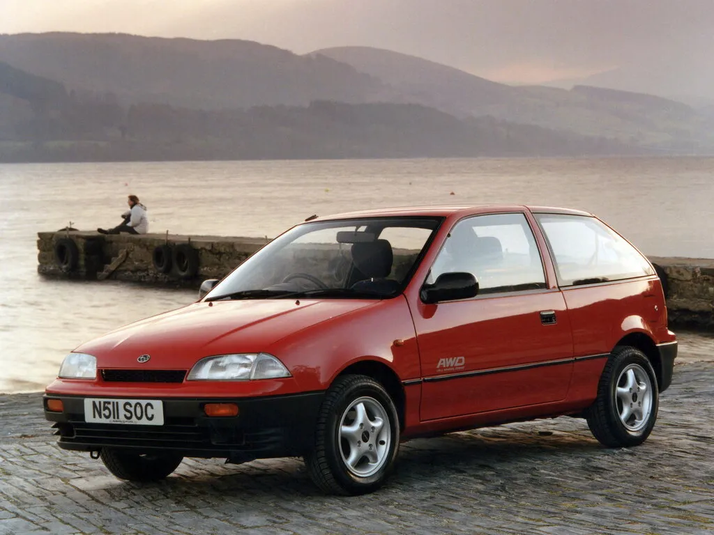 Subaru Justy 1995, хэтчбек 3 дв., 2 поколение, JMA/MS (10.1995 - 11.1997)