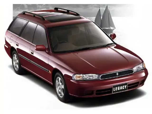 Subaru Legacy рестайлинг 1996, универсал, 2 поколение, BG,BK/B11 (06.1996 - 06.1998)