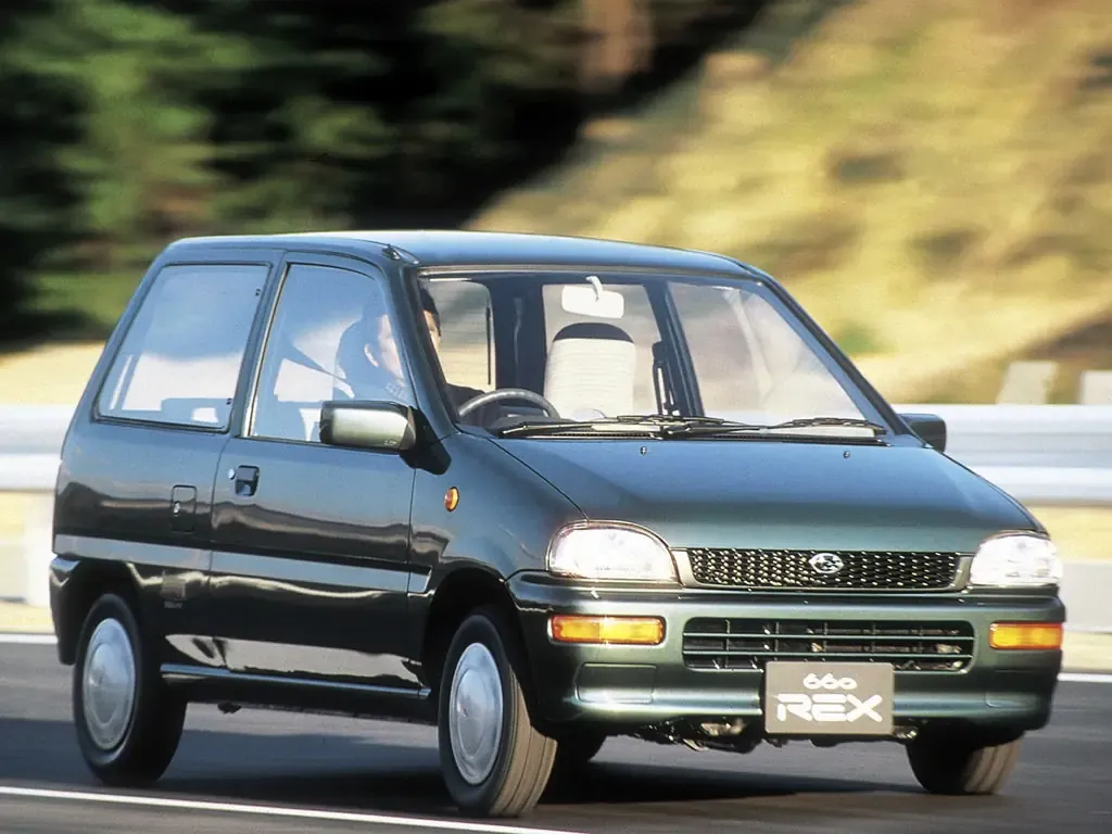 Subaru Rex рестайлинг 1989, хэтчбек 3 дв., 3 поколение (06.1989 - 02.1992)