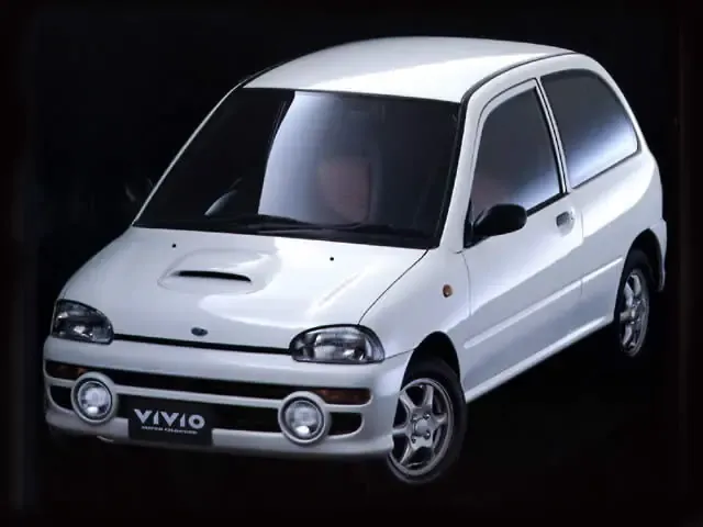 Subaru Vivio 1992, хэтчбек 3 дв., 1 поколение, KK,KW/R12/R13 (03.1992 - 09.1998)