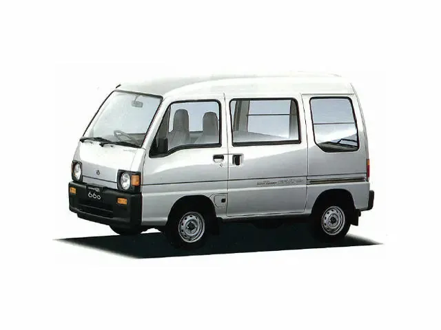 Subaru Sambar 1990, цельнометаллический фургон, 5 поколение, KV,KS/T11 (02.1990 - 08.1992)