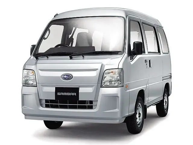Subaru Sambar 3-й рестайлинг 2009, цельнометаллический фургон, 6 поколение, TT,TV,TW/T12 (09.2009 - 03.2012)