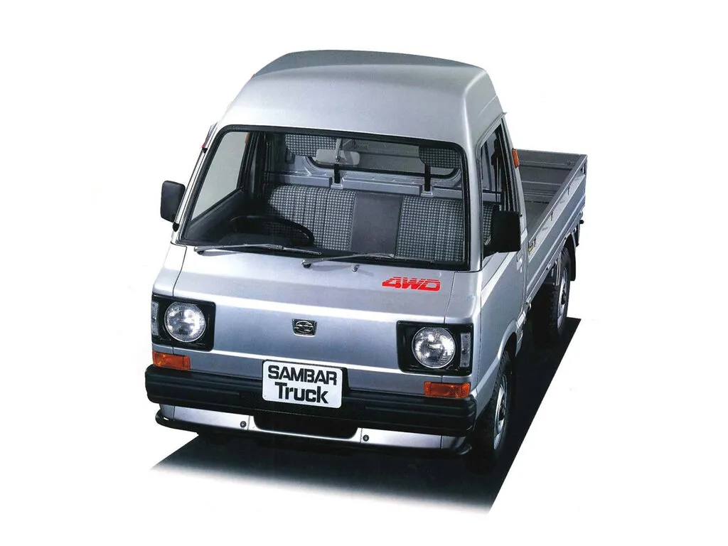 Subaru Sambar Truck 1982, бортовой грузовик, 4 поколение (09.1982 - 08.1987)