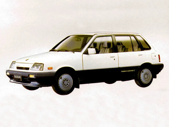 Suzuki Swift рестайлинг 1986, хэтчбек 5 дв., 1 поколение (09.1986 - 02.1988)
