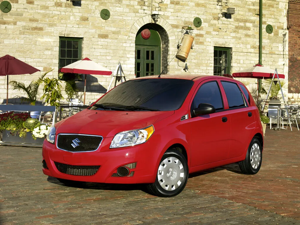 Suzuki Swift+ рестайлинг 2007, хэтчбек 5 дв., 1 поколение, T250 (09.2007 - 12.2011)