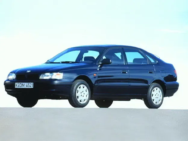 Toyota Carina E рестайлинг 1996, лифтбек, 6 поколение, T190 (04.1996 - 12.1997)