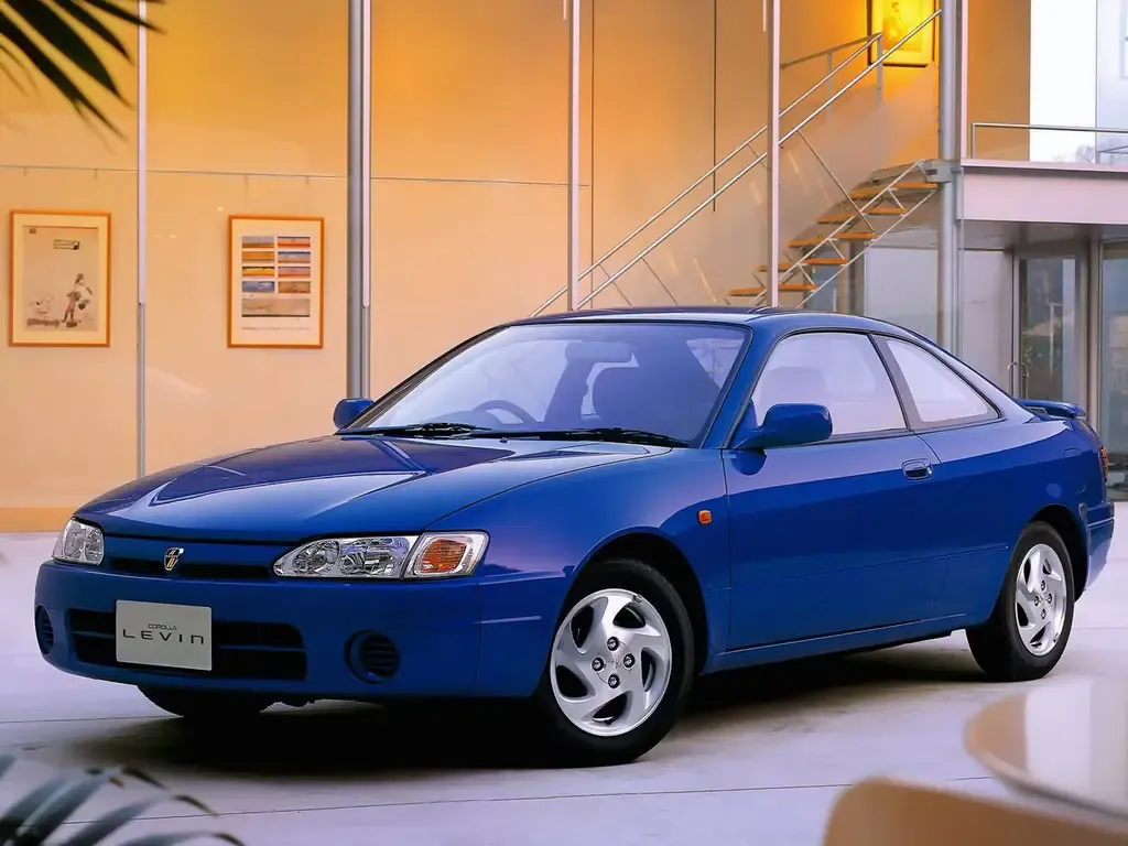 Toyota Corolla Levin рестайлинг 1997, купе, 7 поколение, E110 (04.1997 - 07.2000)