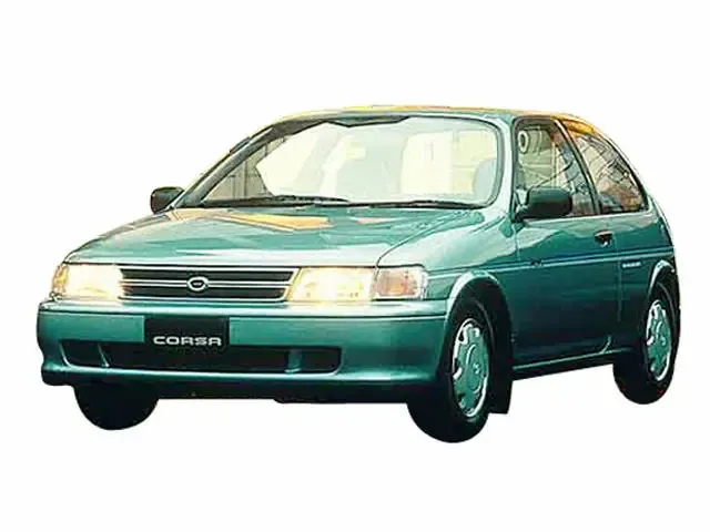 Toyota Corsa рестайлинг 1992, хэтчбек 3 дв., 4 поколение, L40 (08.1992 - 08.1994)