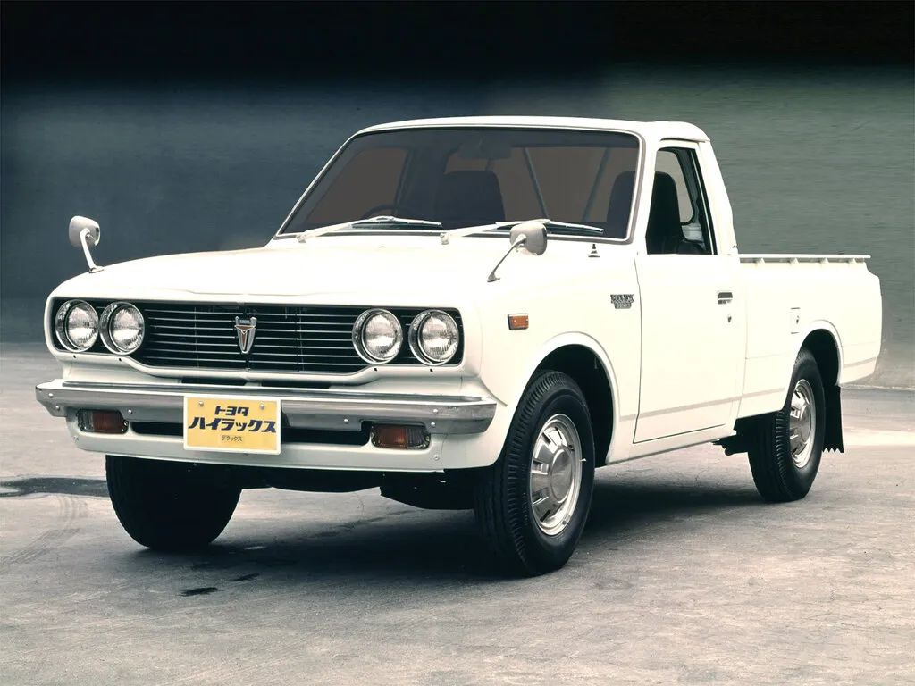 Toyota Hilux рестайлинг 1975, пикап, 2 поколение, N20 (10.1975 - 10.1983)